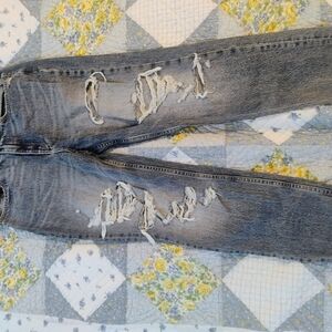 Zara Distressed Blue Jeans